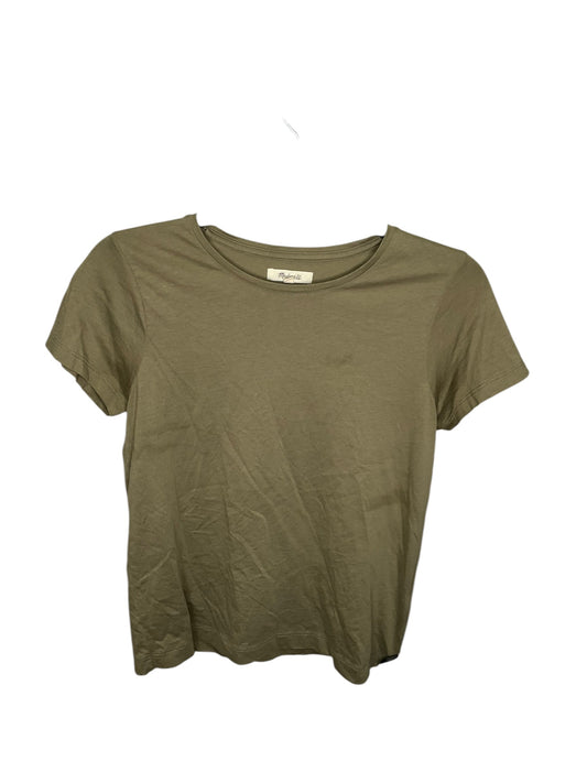 Top Short Sleeve By Madewell In Green, Size: S