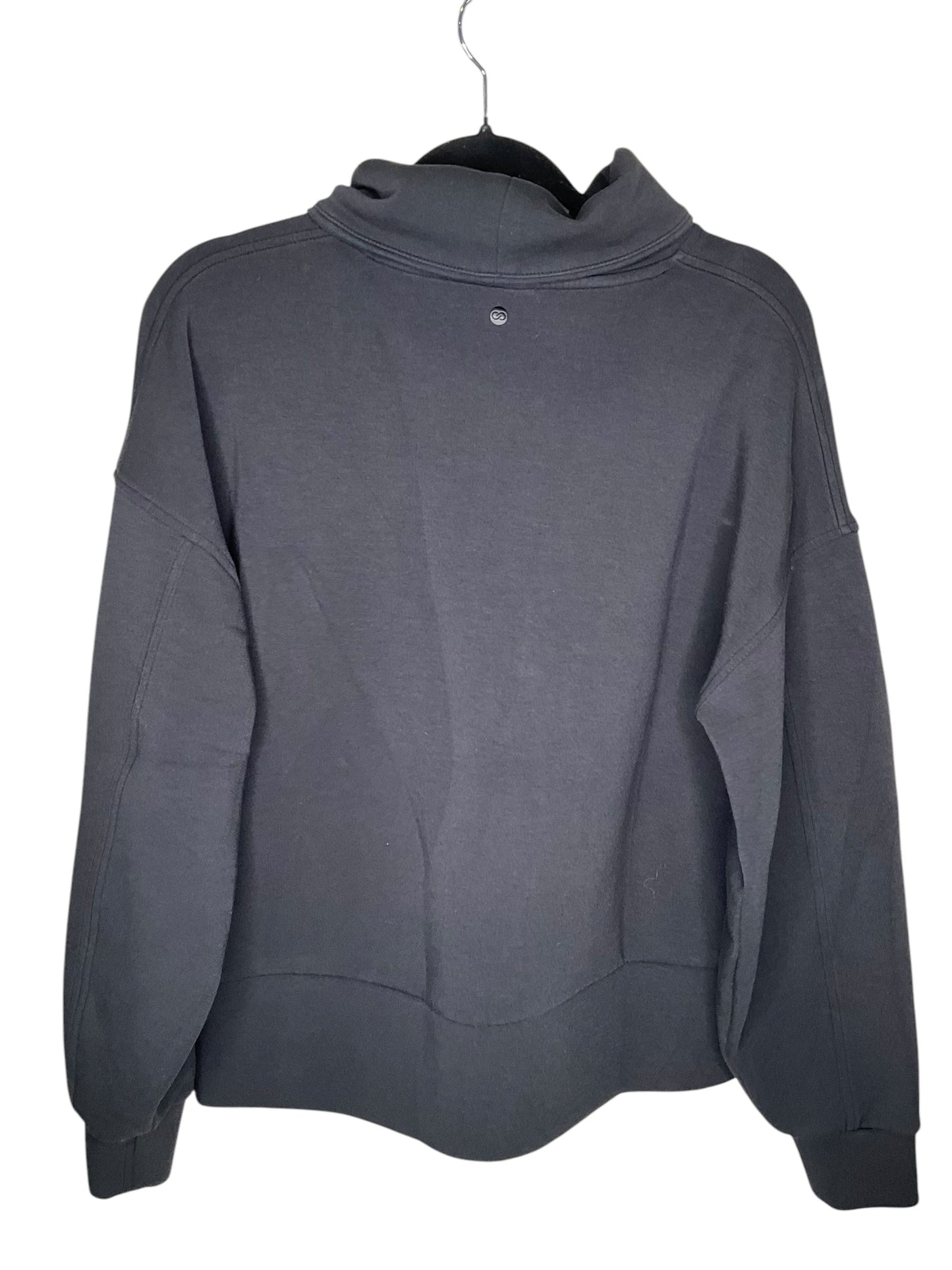 Athletic Sweatshirt Collar By Calia In Black, Size: L