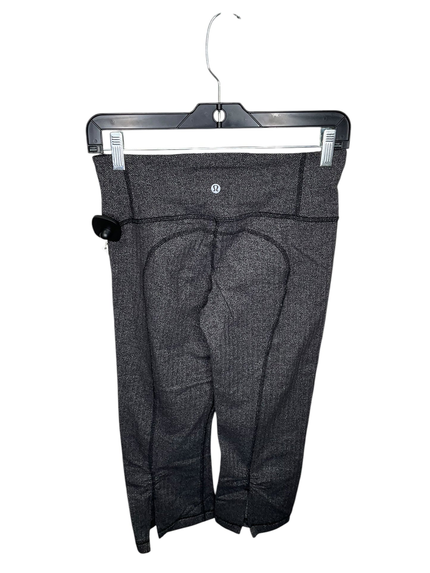 Athletic Capris By Lululemon In Grey, Size: 6