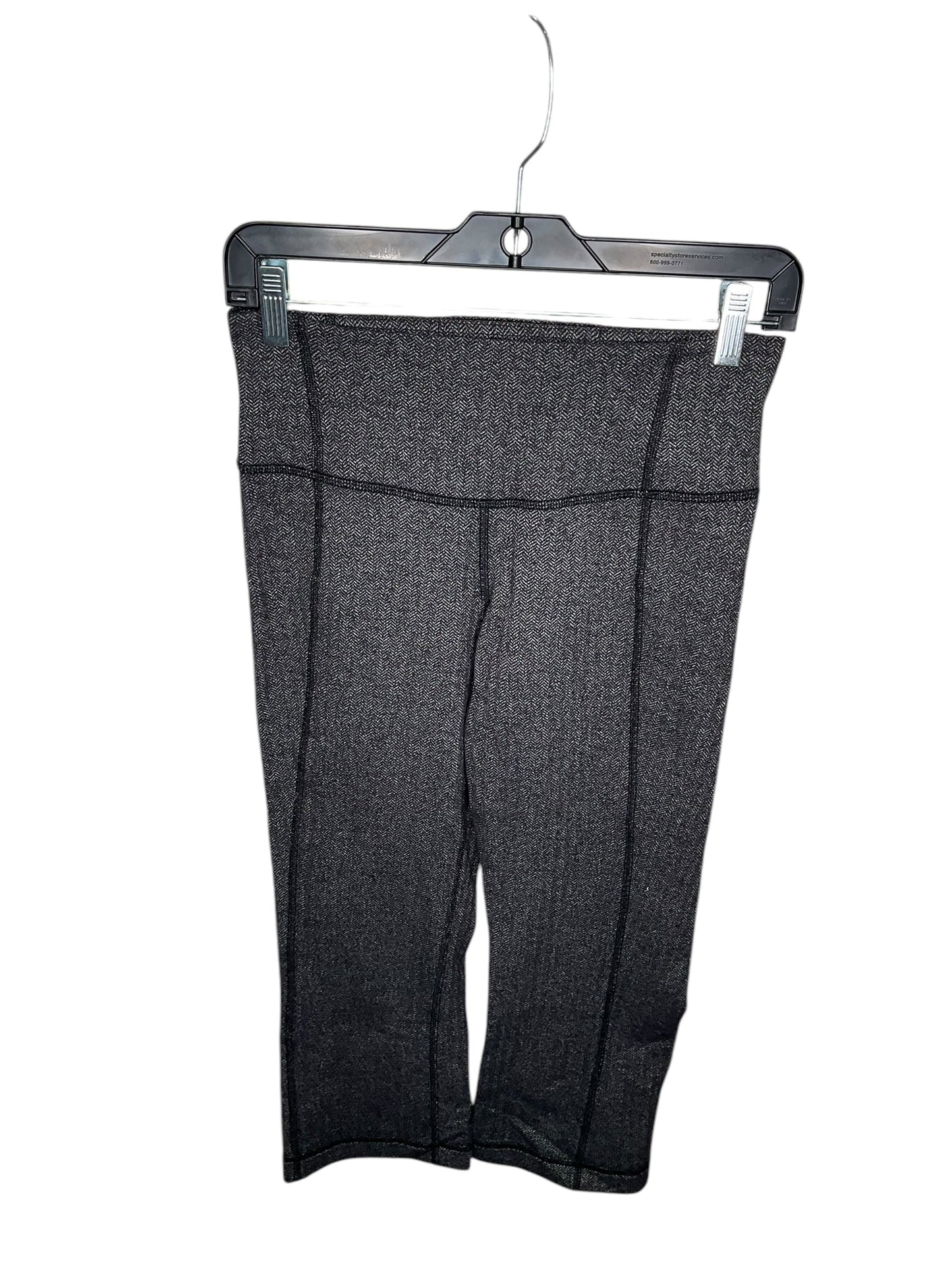 Athletic Capris By Lululemon In Grey, Size: 6