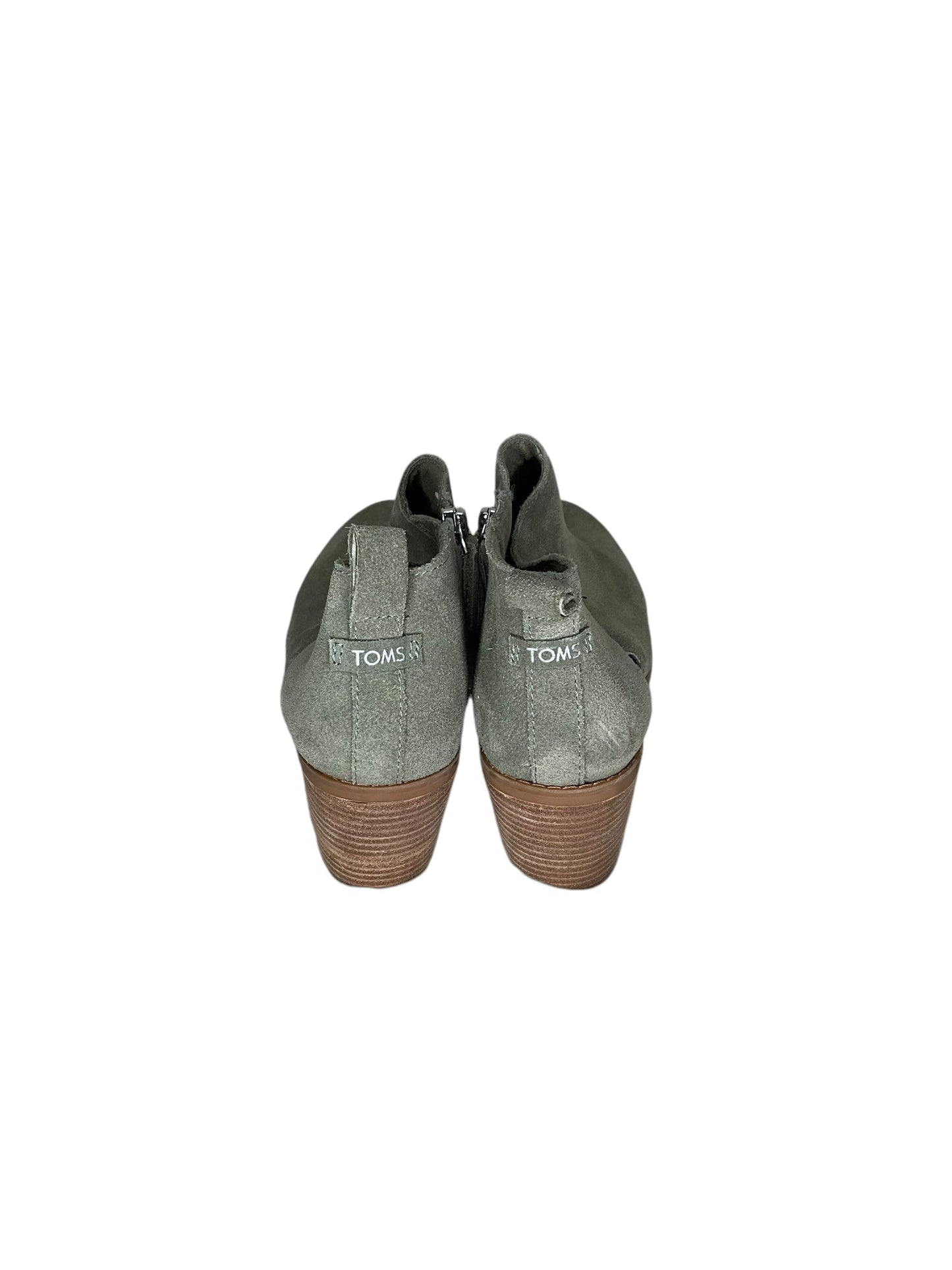 Boots Ankle Heels By Toms In Green, Size: 8