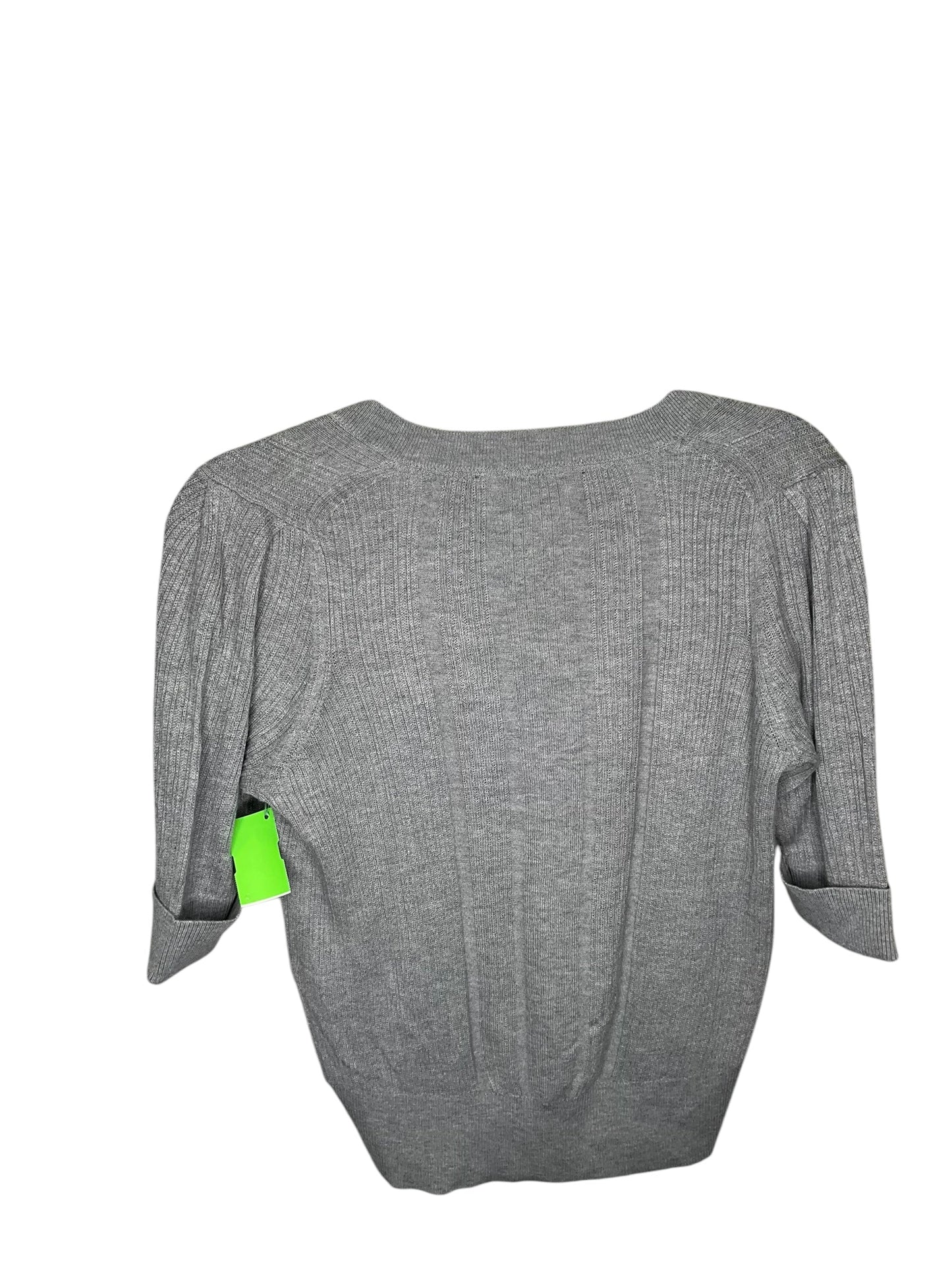 Sweater Short Sleeve By White House Black Market In Grey, Size: M