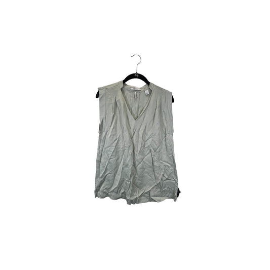 Green Top Sleeveless Designer Scotch & Soda, Size M