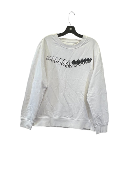 Sweatshirt Luxury Designer By Moose Knuckle In White, Size: M