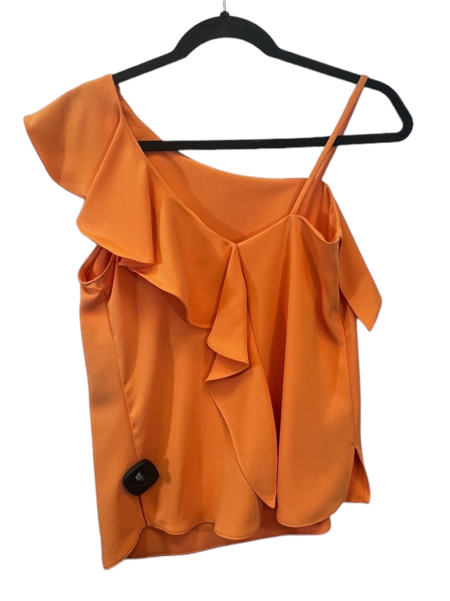 Orange Top Sleeveless Designer Amanda Uprichard, Size Petite   Xs