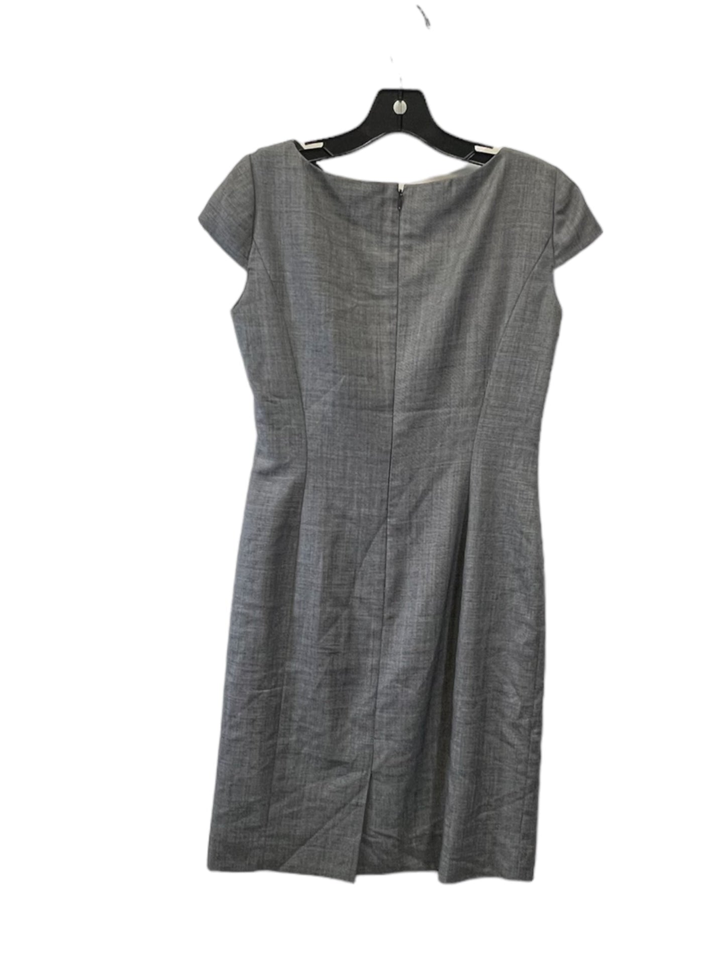 Dress Casual Midi By Tahari By Arthur Levine In Grey, Size: Petite   Xs