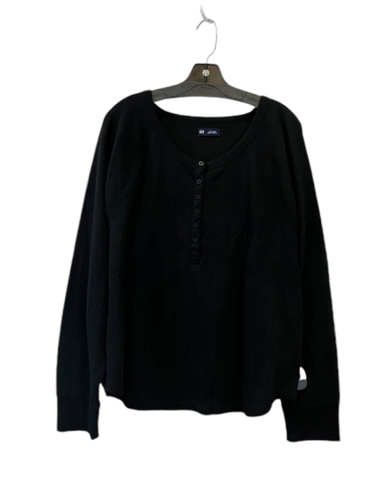 Top Long Sleeve By Gap In Black, Size: 2x