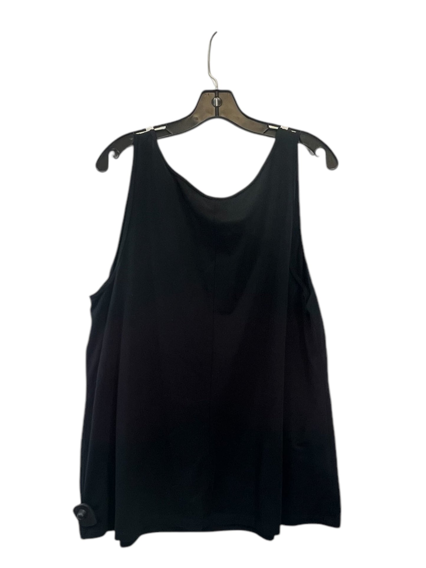 Top Sleeveless By Nic + Zoe In Black, Size: 2x