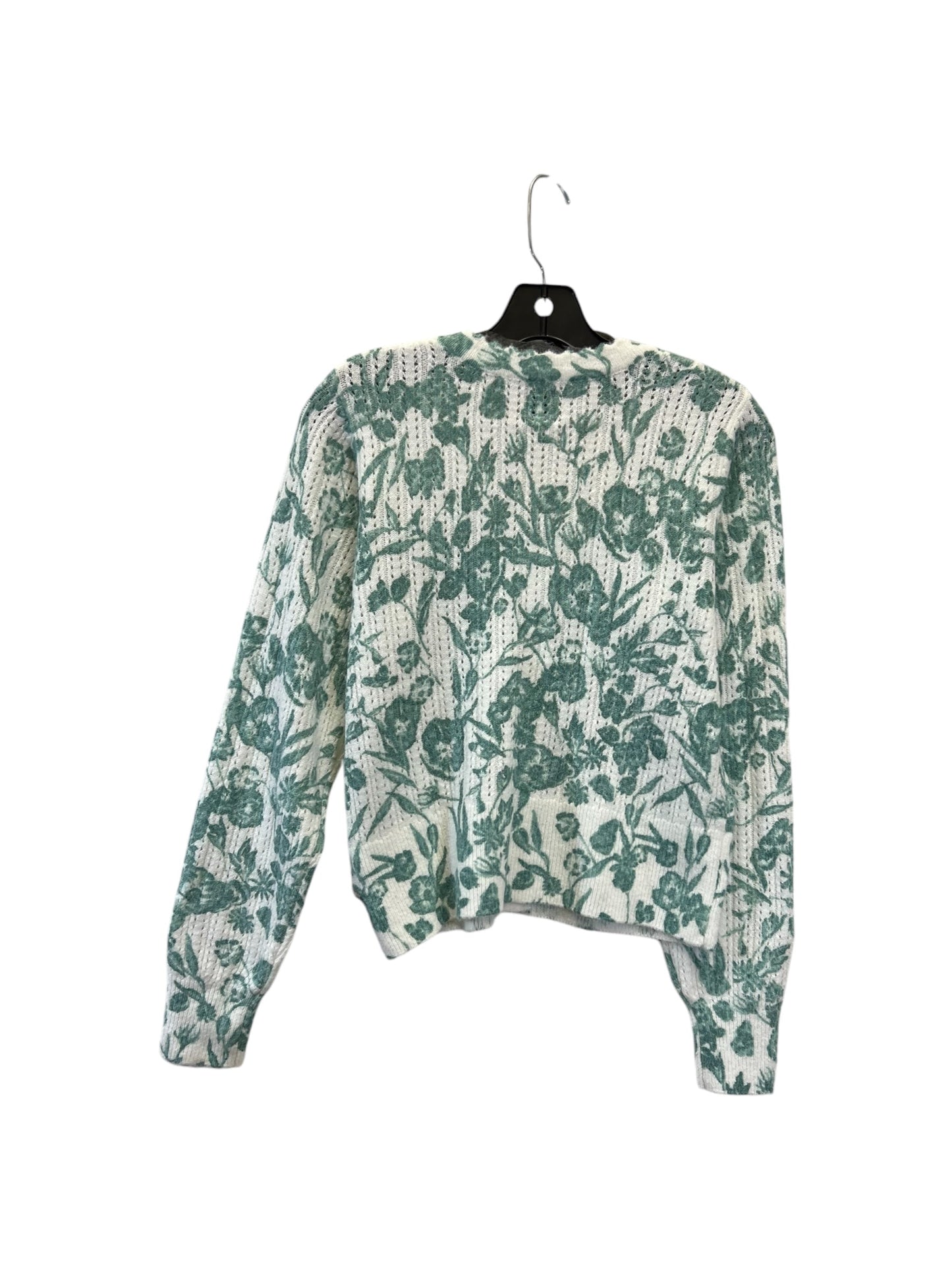 Sweater Designer By Joie In Green & White, Size: S