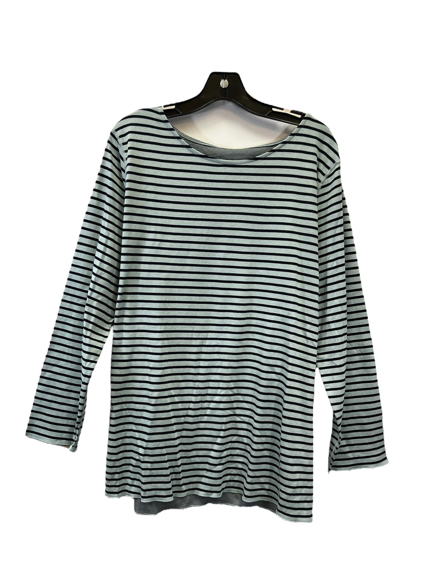 Top Long Sleeve By Chicos In Teal, Size: Xxl