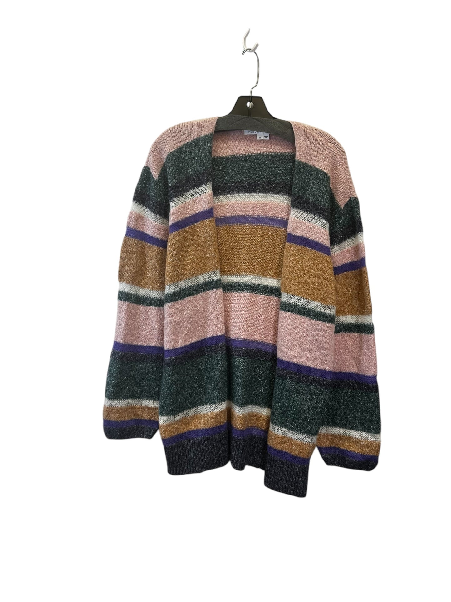 Sweater Cardigan Designer By Veronica Beard In Multi-colored, Size: M