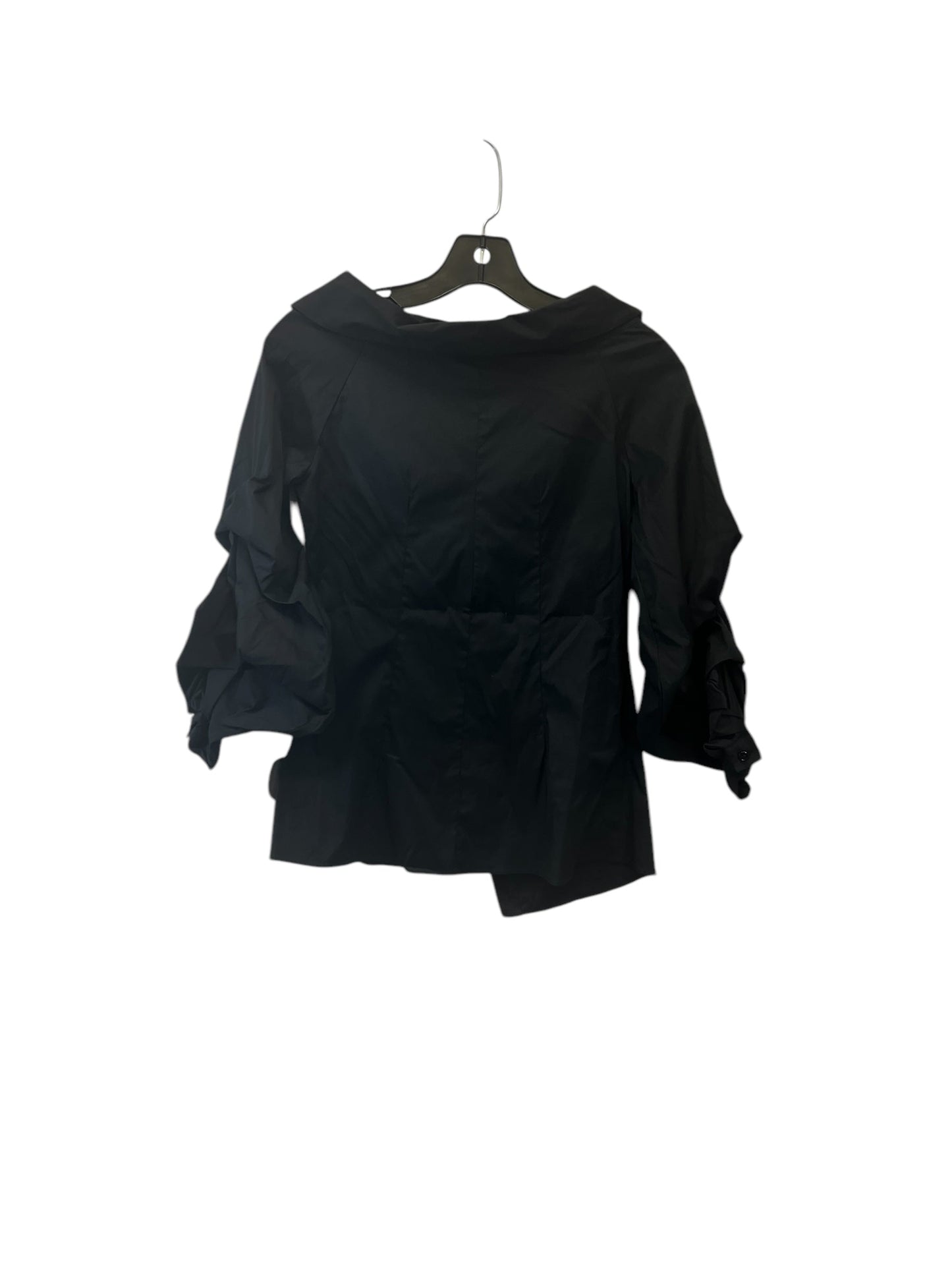 Top Long Sleeve By Zara Women In Black, Size: Xs