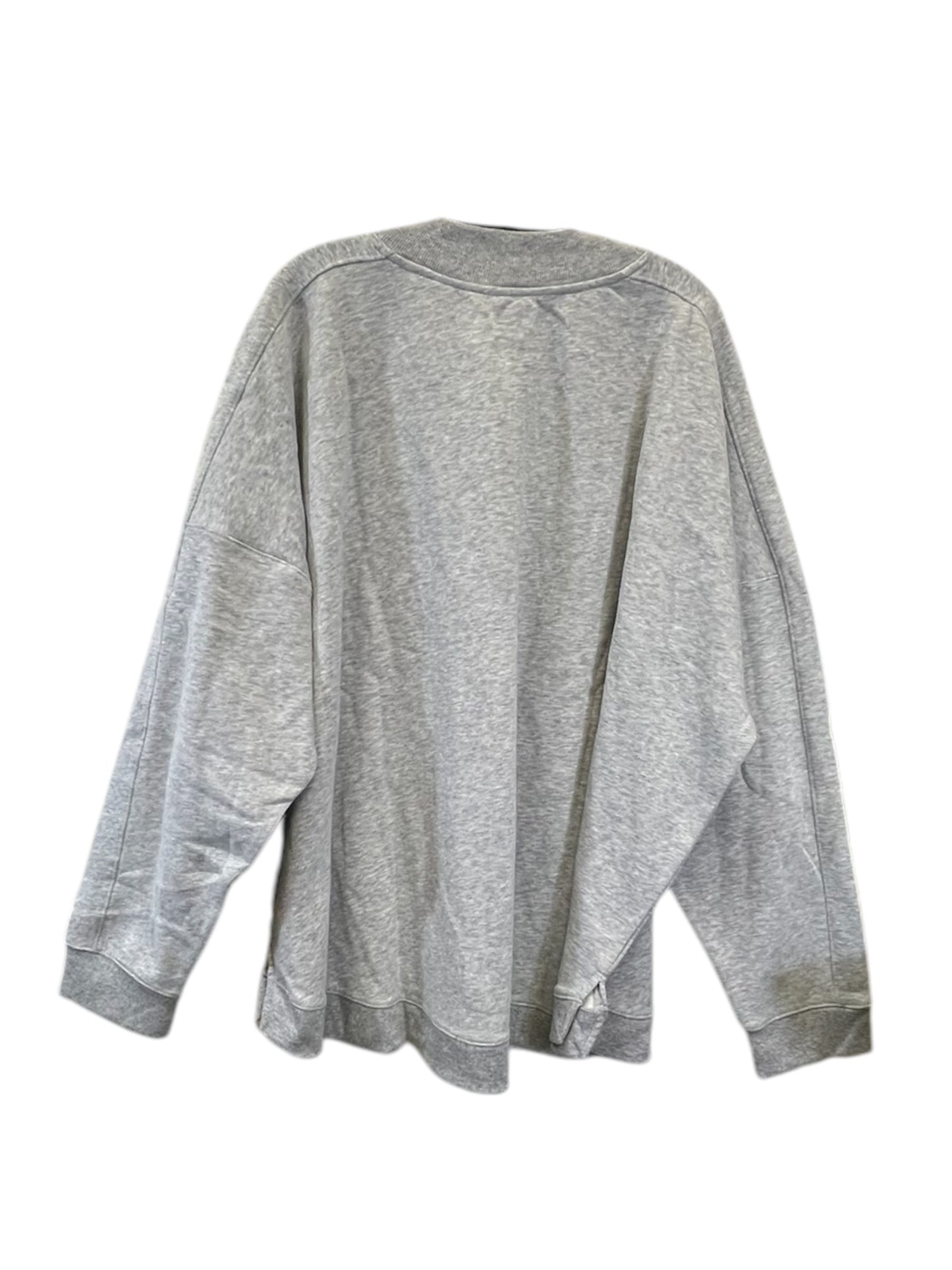 Sweatshirt Crewneck By Tek Gear In Grey, Size: 4x