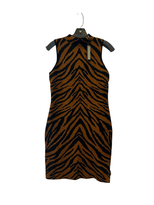 Dress Casual Midi By T Tahari In Animal Print, Size: L