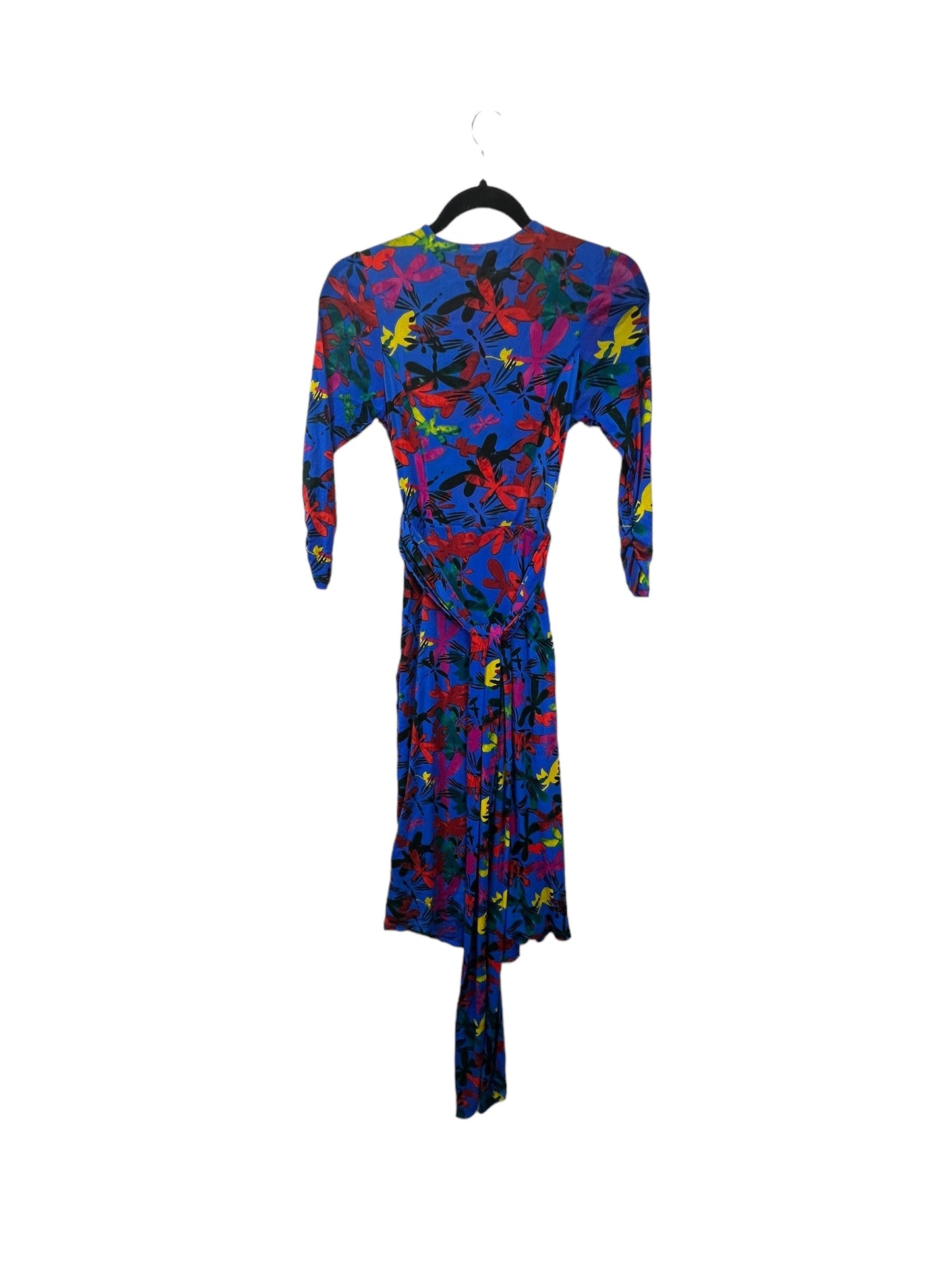 Blue Dress Designer Diane Von Furstenberg, Size S