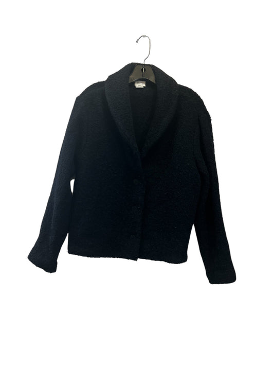 Jacket Designer By Eileen Fisher In Black, Size: M