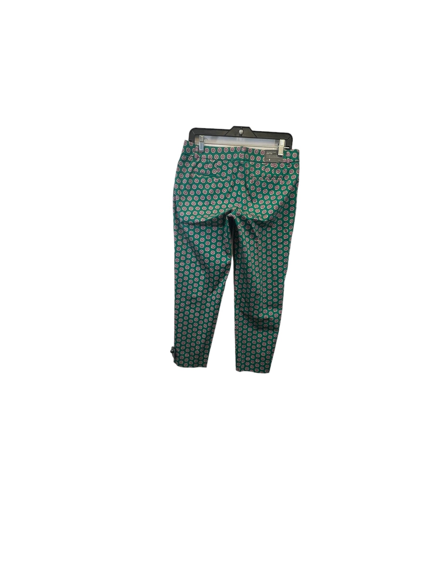 Pants Chinos & Khakis By J. Crew In Green & Pink, Size: 4