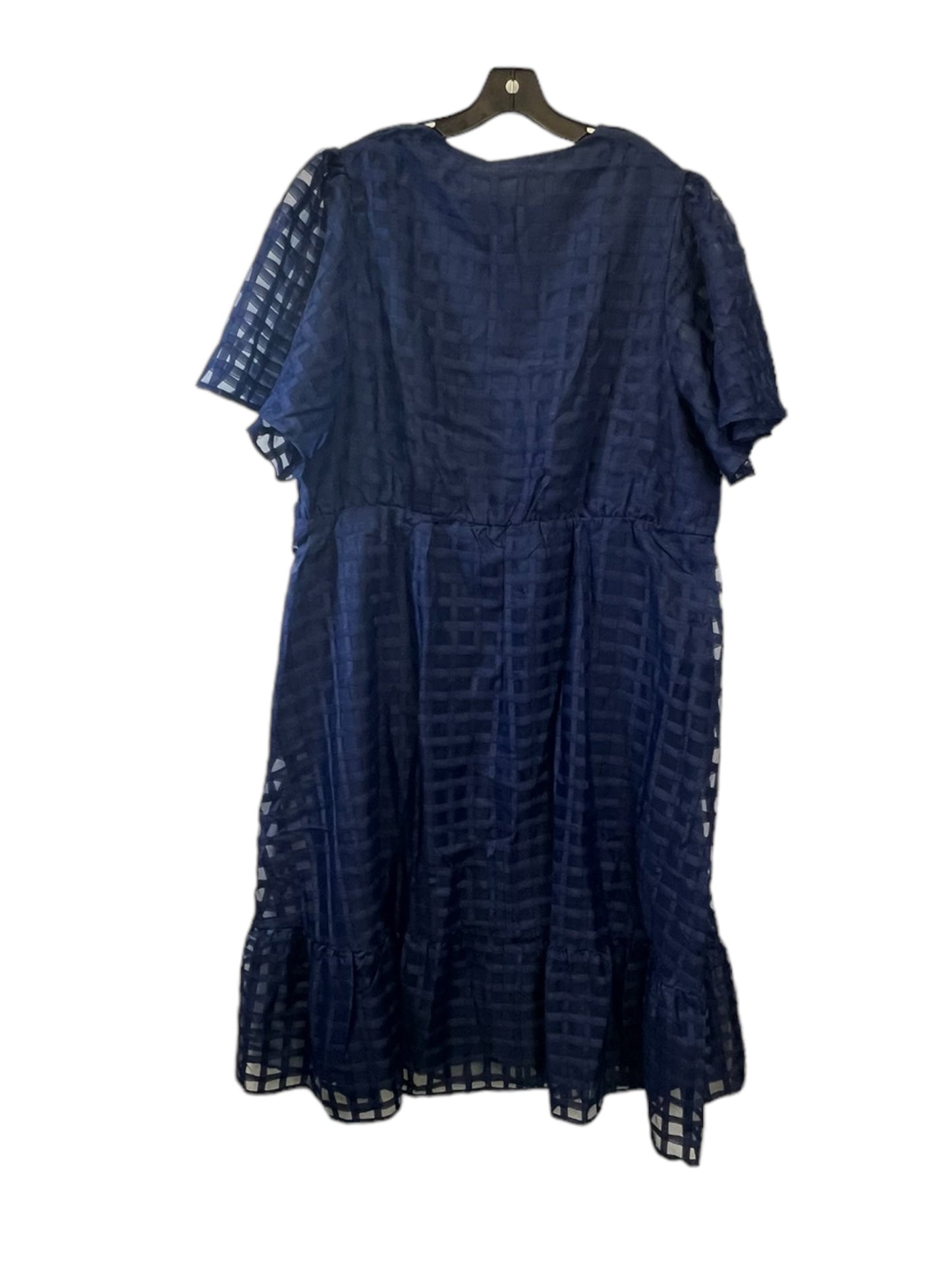 Dress Casual Maxi By Clothes Mentor In Navy, Size: 4x