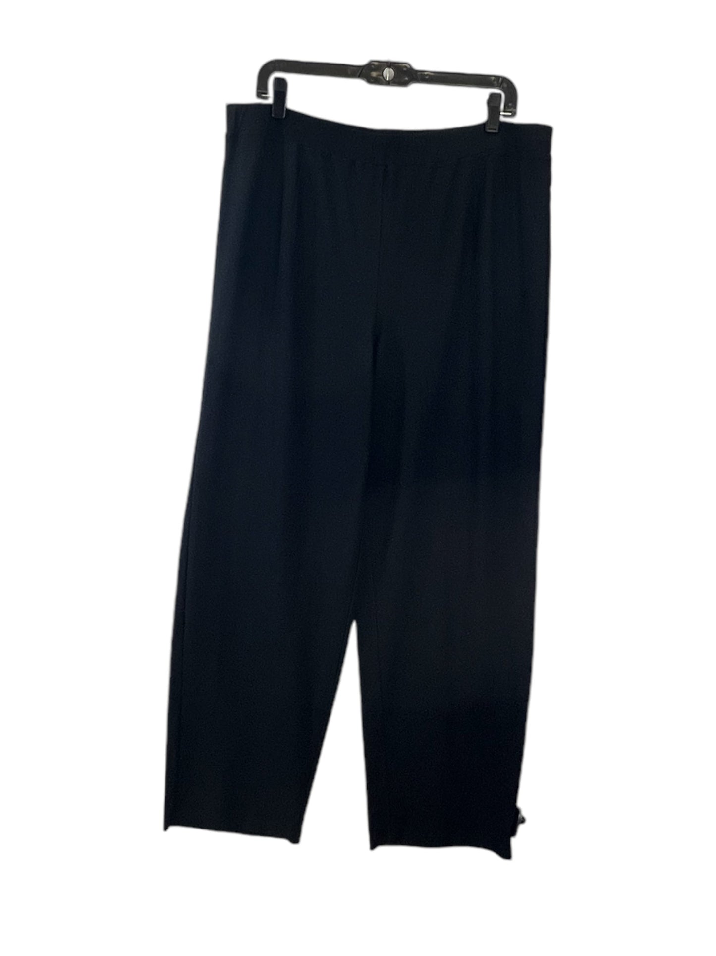 Pants Designer By Eileen Fisher In Black, Size: 1x