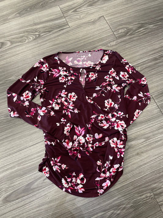 Maternity Top Long Sleeve By Motherhood  Size: M