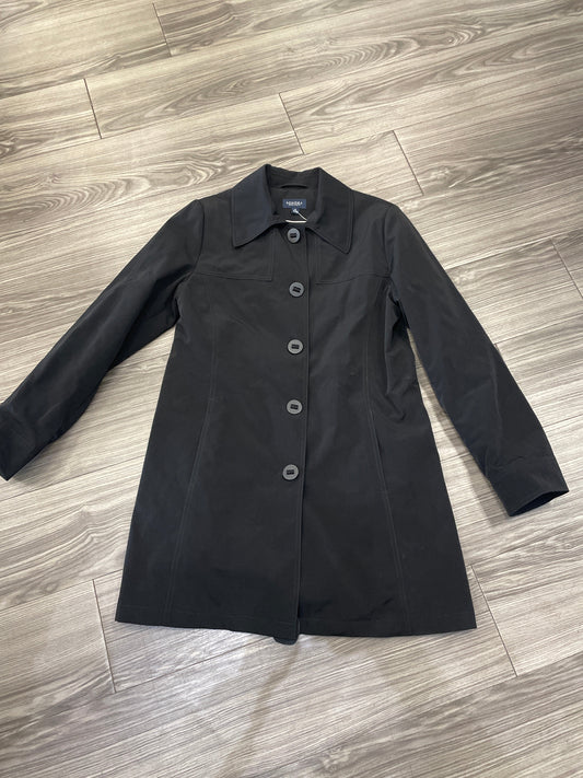 Coat Trench Coat By Sonoma In Black, Size: M