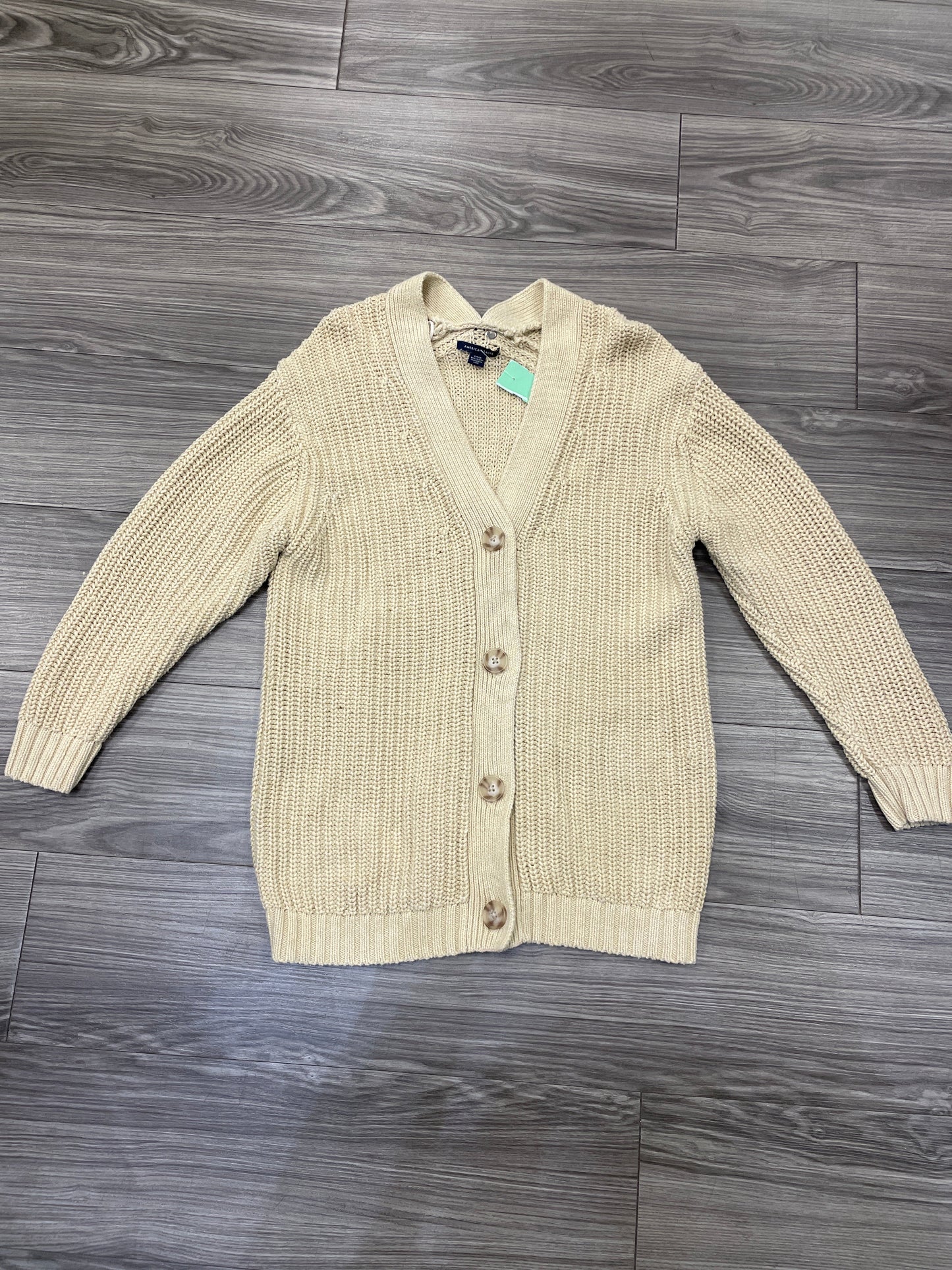 Cardigan By American Eagle In Tan, Size: S