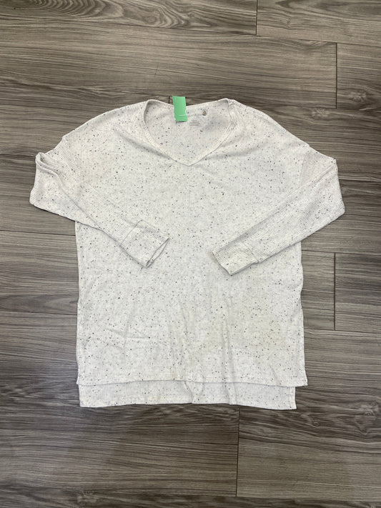 Top Long Sleeve By American Eagle In White, Size: S