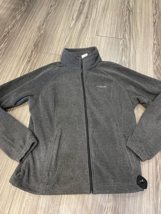 Jacket Fleece By Columbia In Grey, Size: Xl