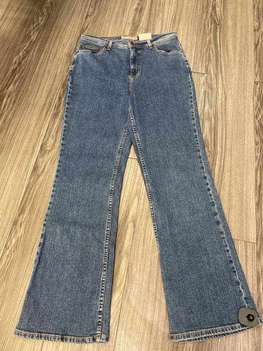 Jeans Straight By Croft And Barrow In Blue, Size: 10p