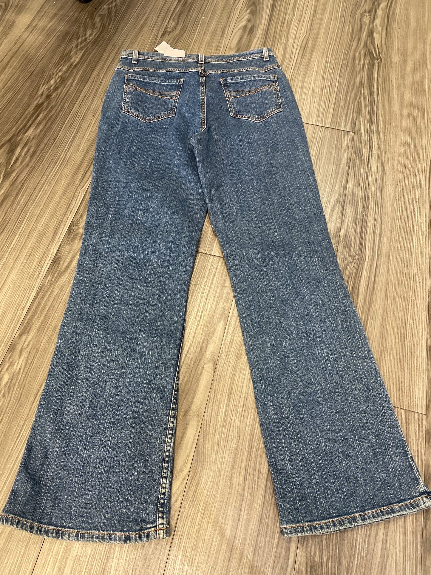 Jeans Straight By Croft And Barrow In Blue, Size: 10p