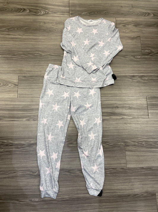 Pajamas 2pc By Clothes Mentor In Grey & Pink, Size: M