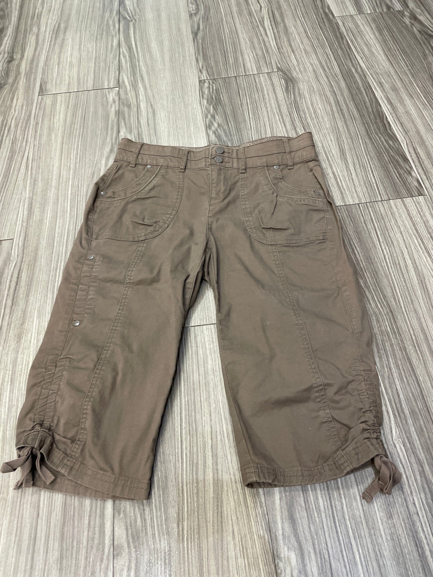 Brown Capris Gloria Vanderbilt, Size 4petite