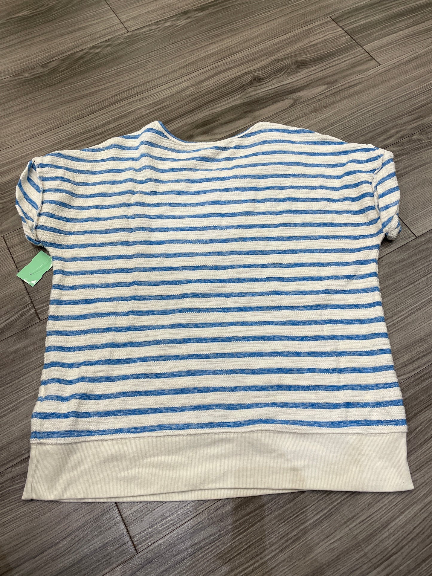 Striped Pattern Top Short Sleeve Style And Company, Size M