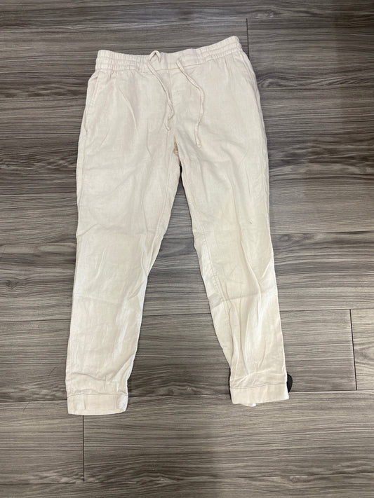Tan Pants Linen Old Navy, Size Xs
