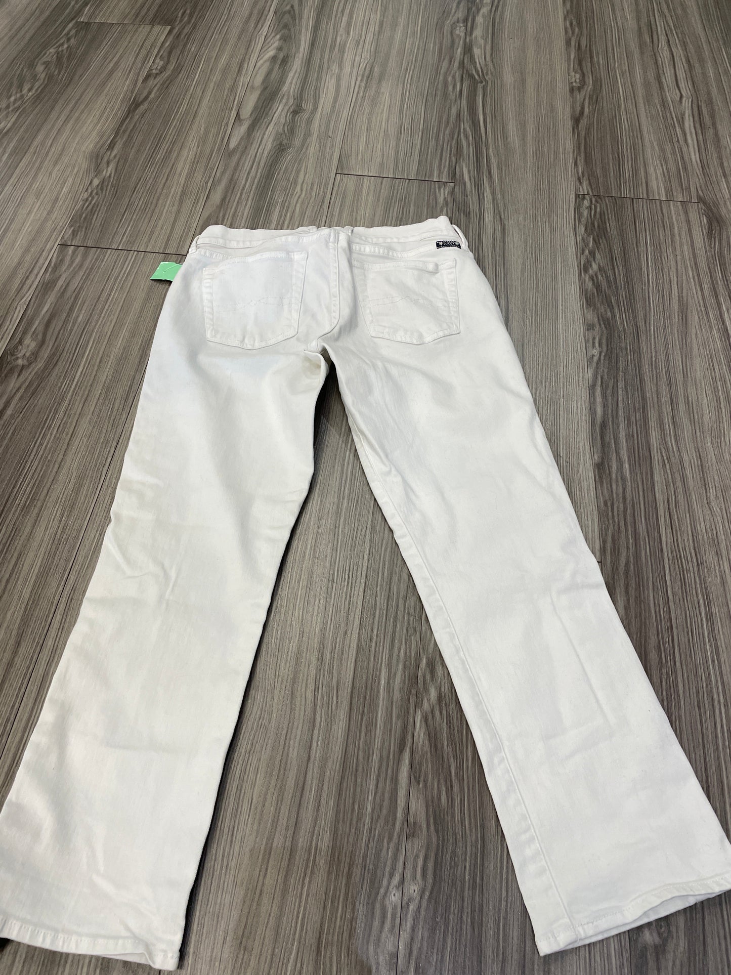 White Jeans Cropped Lucky Brand, Size 6