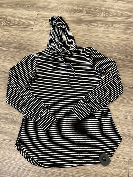 Sweatshirt Hoodie By Modern Lux In Striped Pattern, Size: Xs