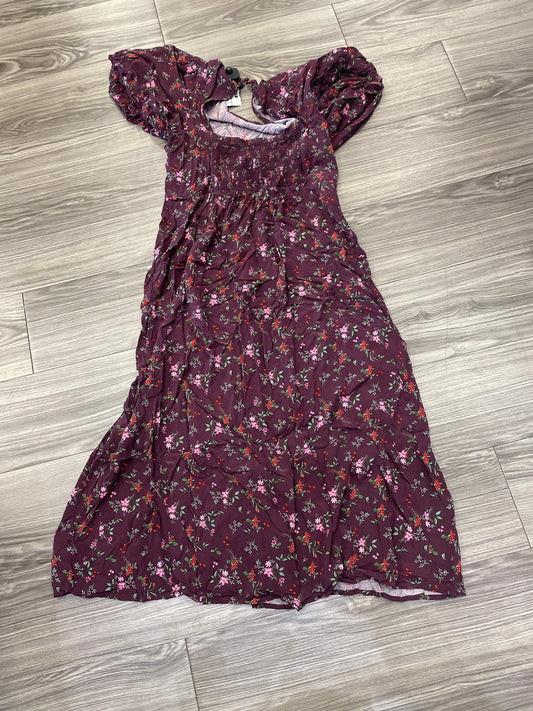 Dress Casual Maxi By Old Navy In Floral Print, Size: Xl