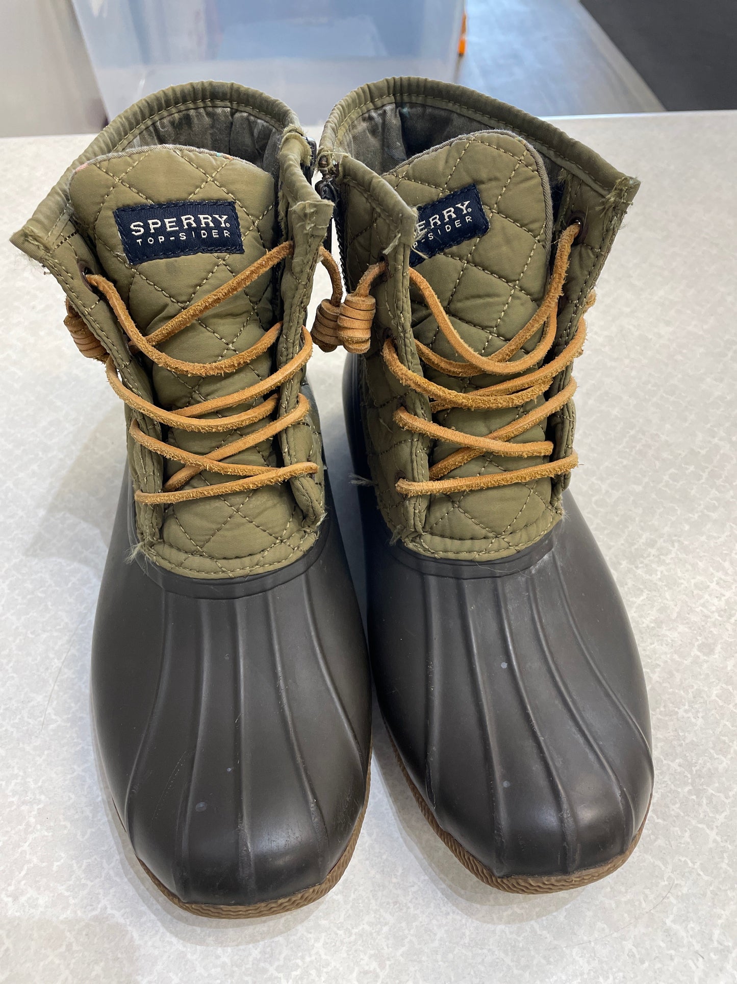 Boots Snow By Sperry In Green, Size: 7.5