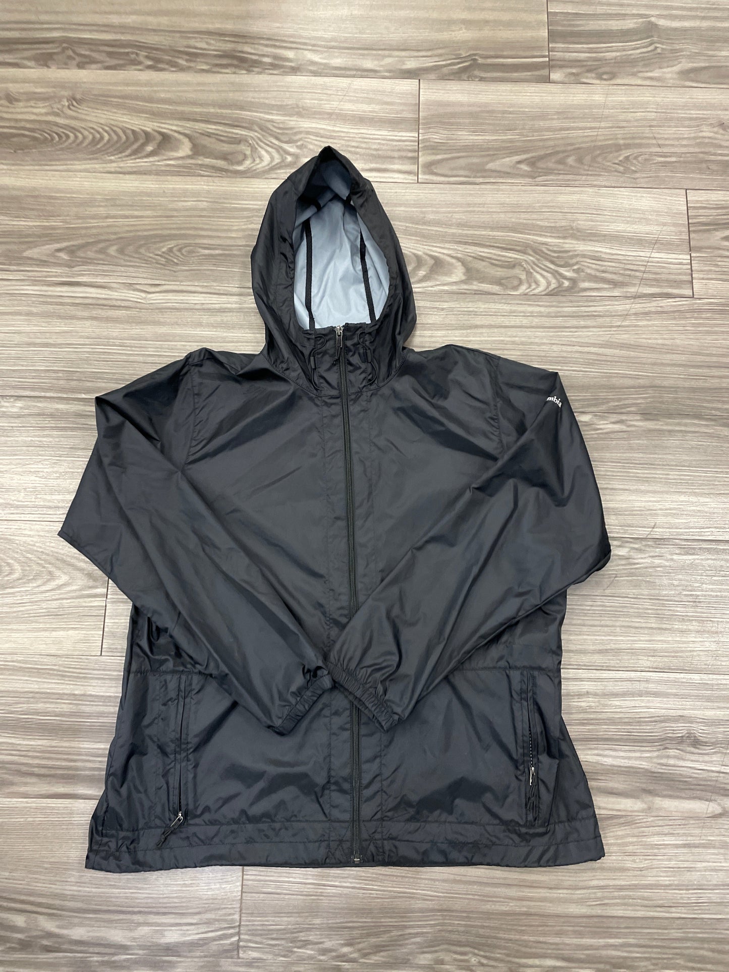 Jacket Windbreaker By Columbia In Black, Size: 1x