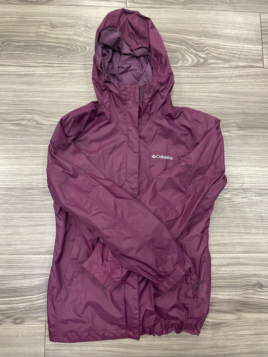 Jacket Windbreaker By Columbia In Purple, Size: Xs