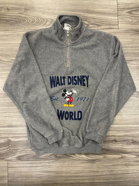 Sweatshirt Collar By Disney Store In Grey, Size: S