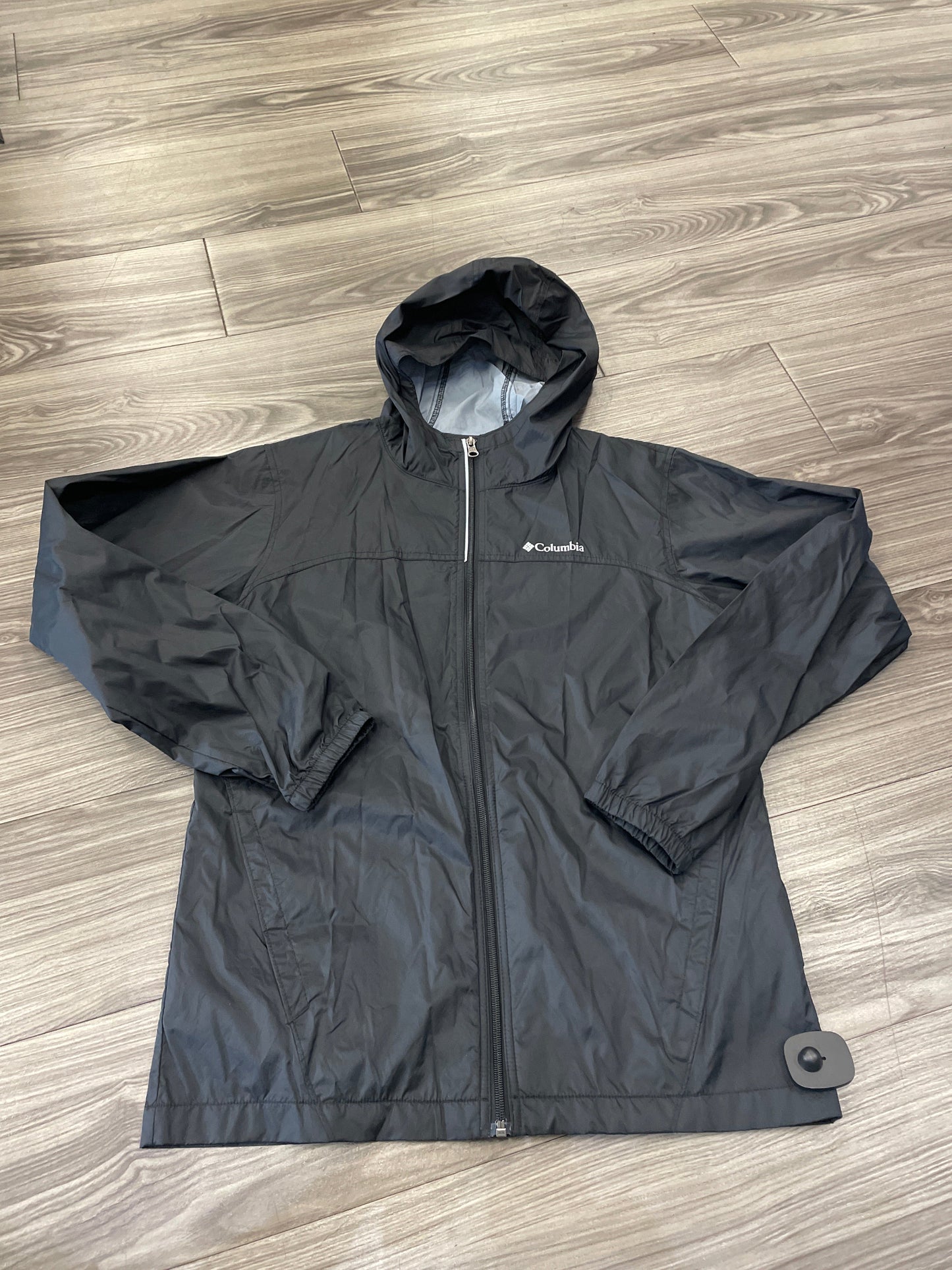 Jacket Windbreaker By Columbia In Black, Size: Xl