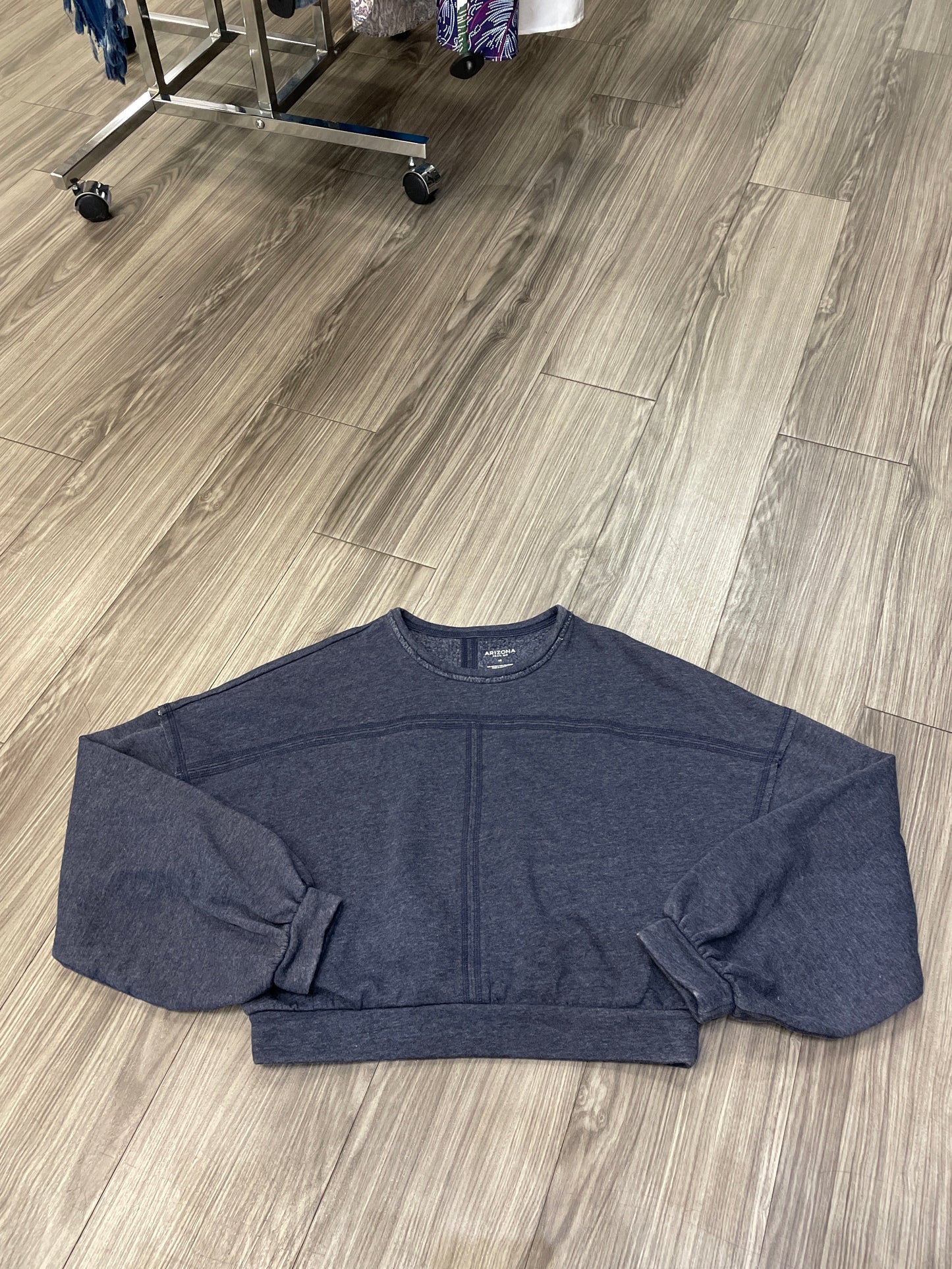 Sweatshirt Crewneck By Arizona In Navy, Size: M