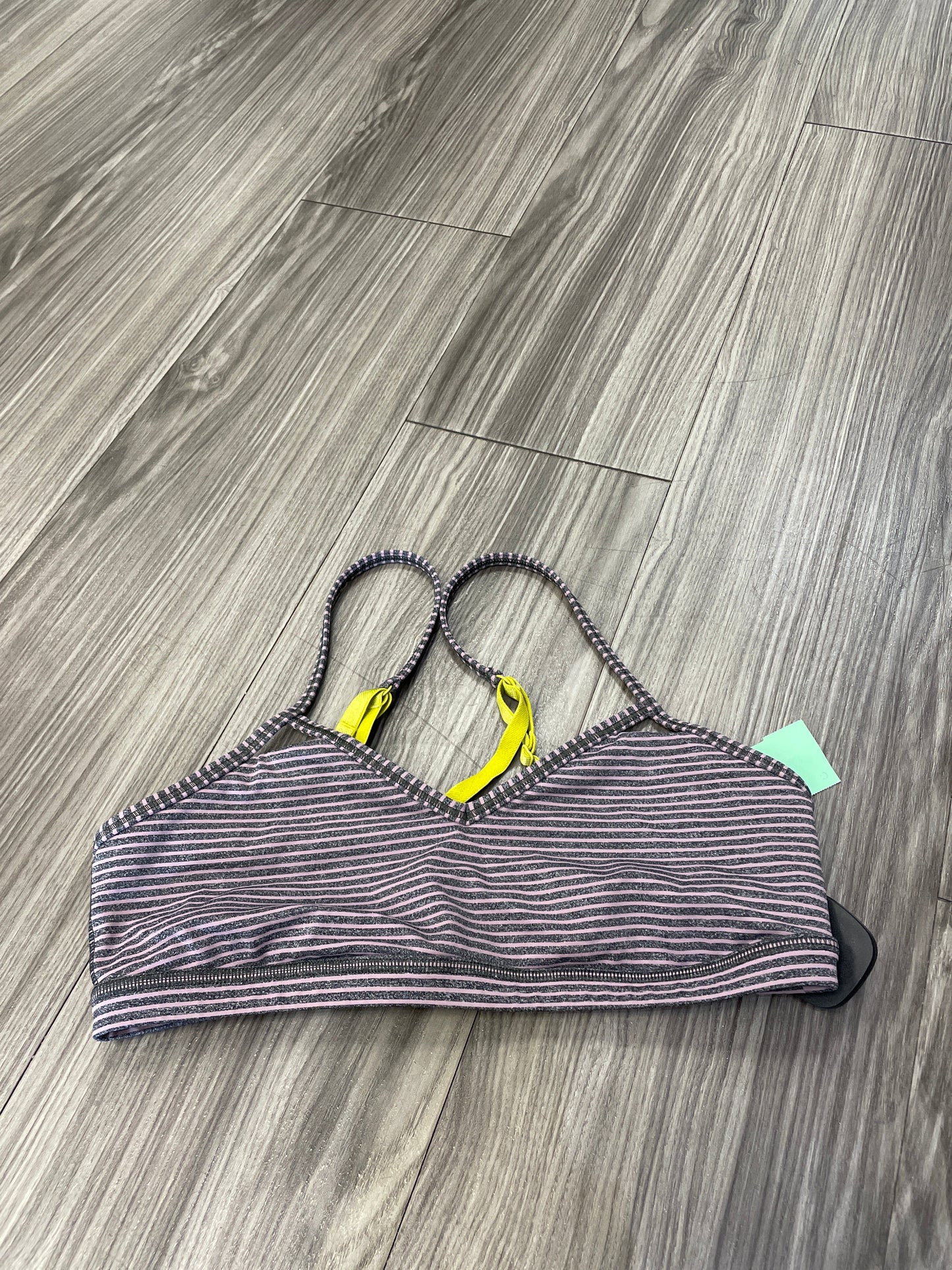 Striped Pattern Athletic Bra Lululemon, Size 6