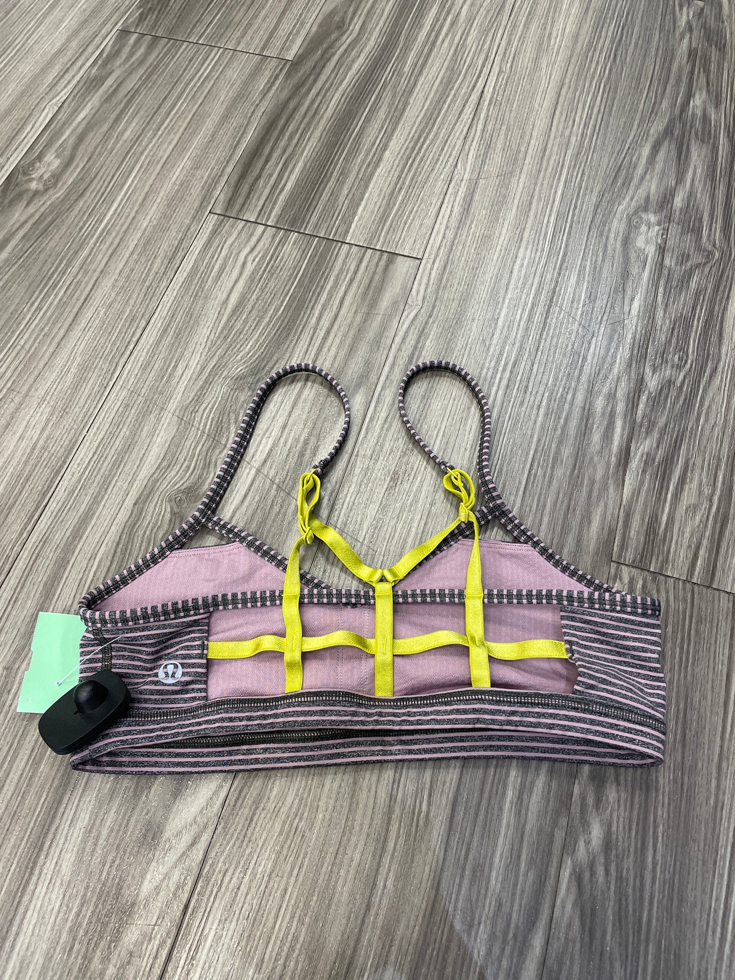 Striped Pattern Athletic Bra Lululemon, Size 6