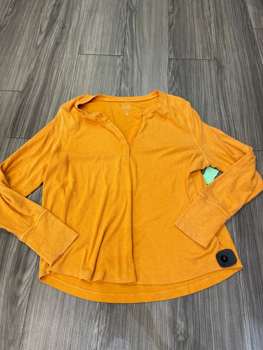 Yellow Top Long Sleeve Gap, Size 2x