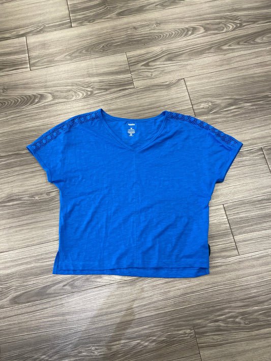 Top Short Sleeve By Sonoma In Blue, Size: M