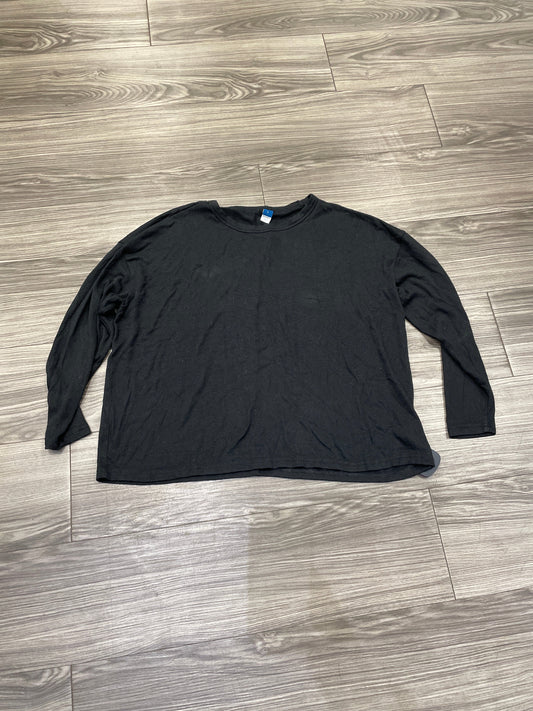 Top Long Sleeve By Old Navy In Black, Size: L