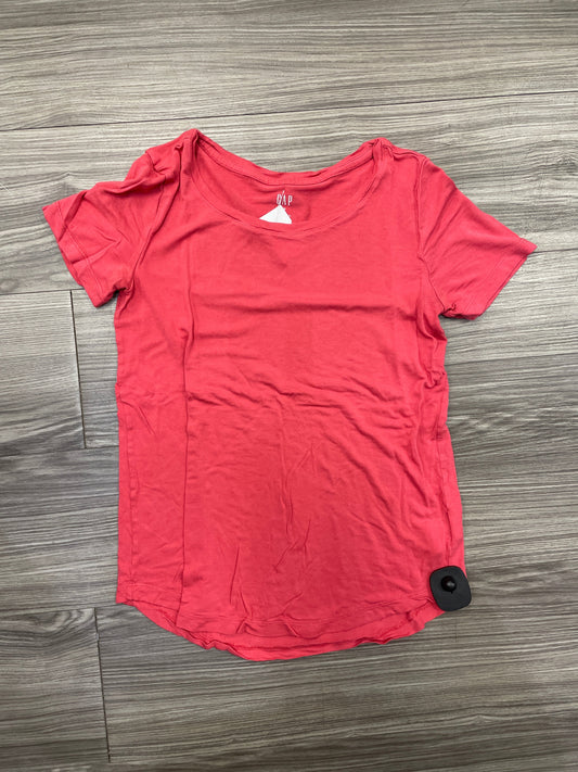 Top Short Sleeve By Gap In Red, Size: Xs