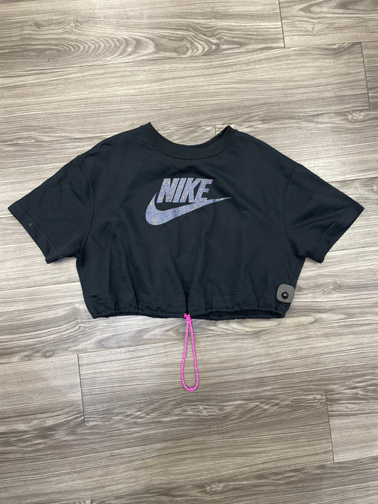 Top Short Sleeve By Nike In Black, Size: 1x